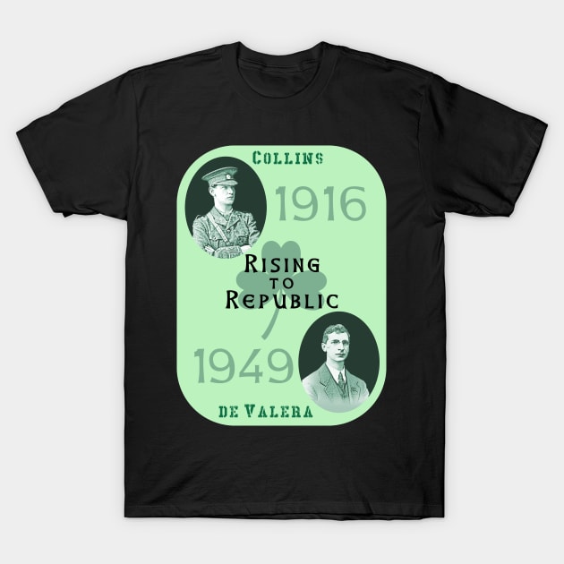 Rising to Republic: for a United Ireland (green) T-Shirt by Spine Film